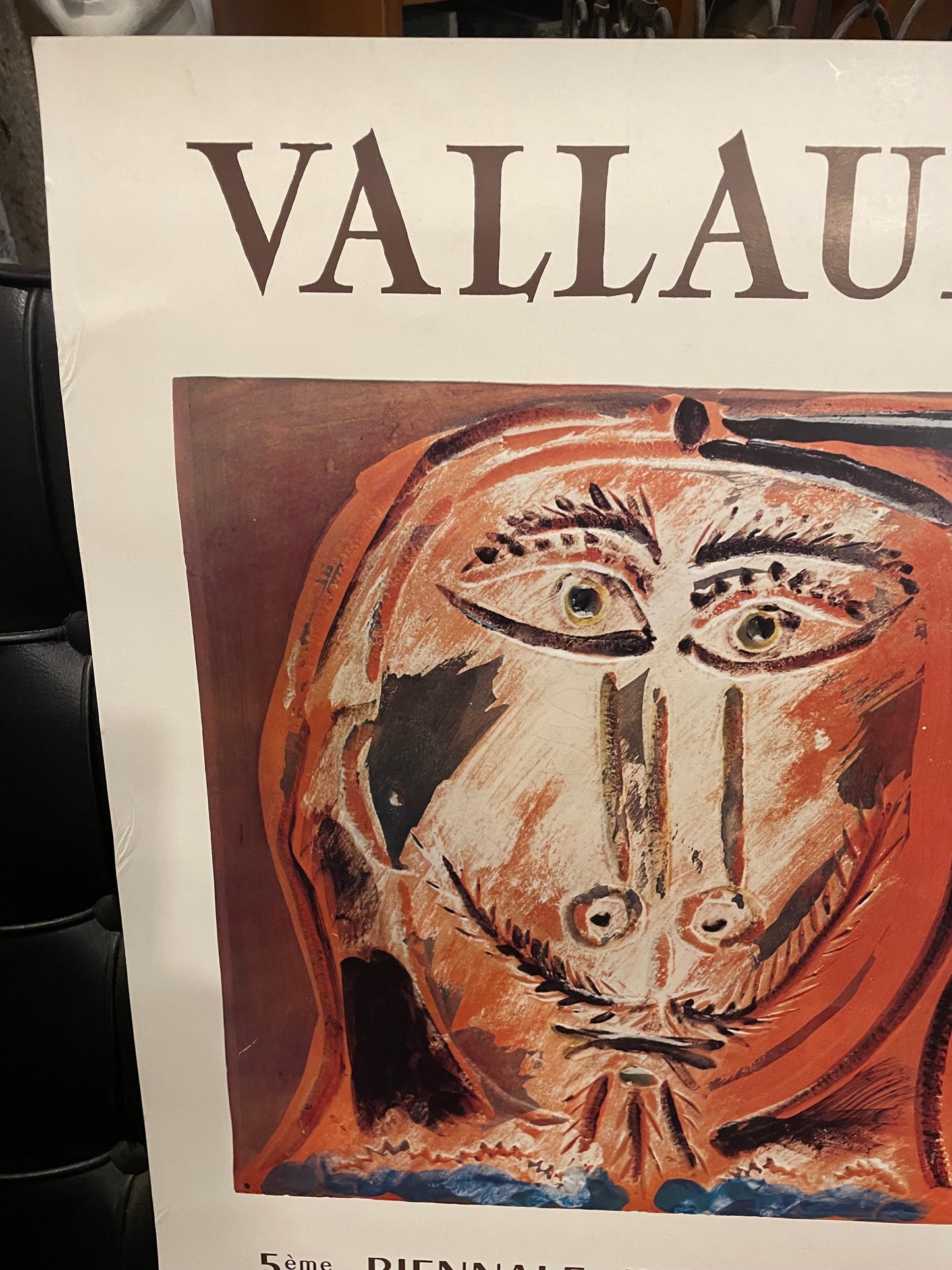 Picasso Vallauris  Affiche Pablo Picasso, biennale de la céramique d’art de Vallauris 1976