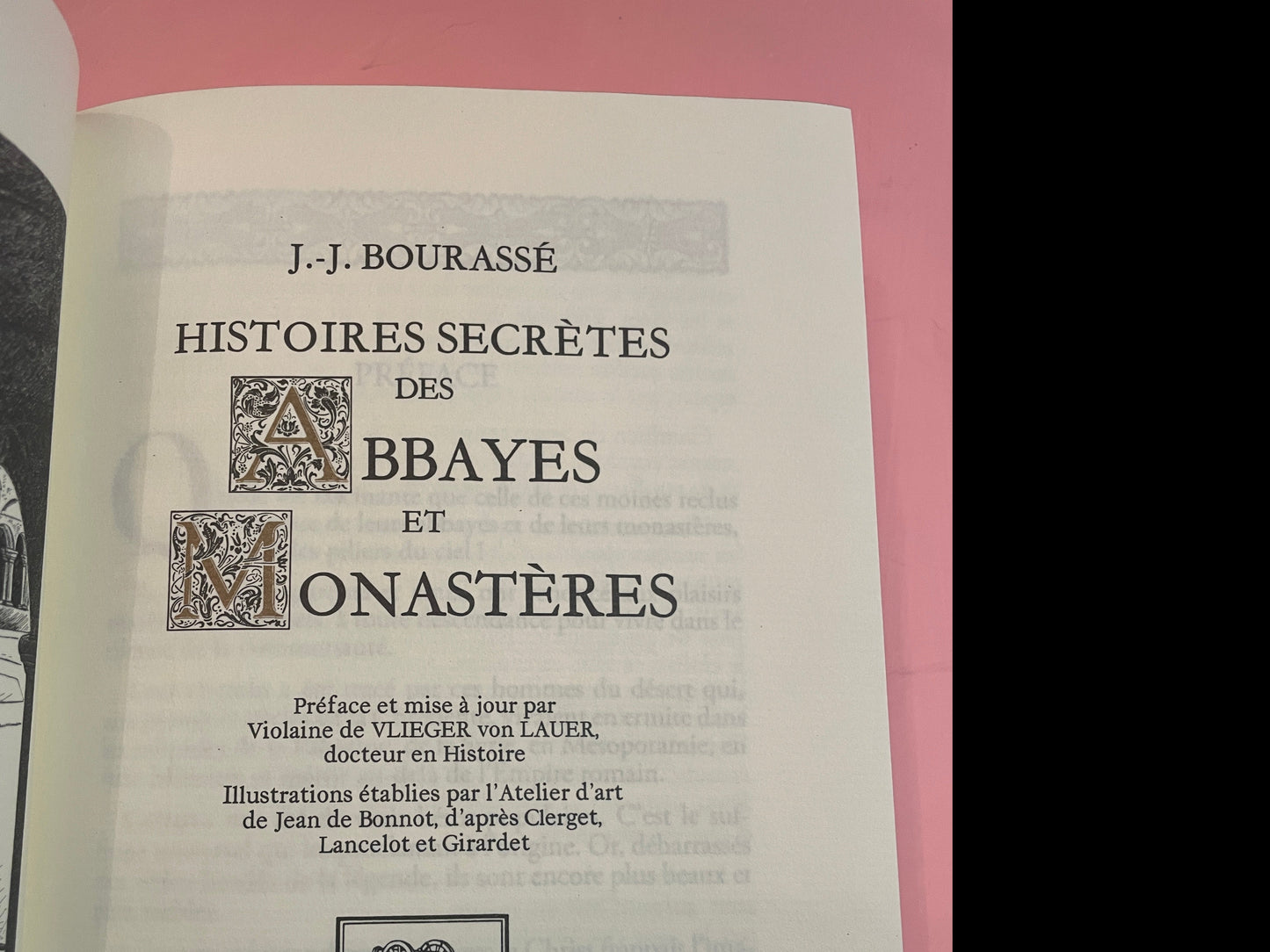 Jean de Bonnot JJ. Bourassé Histoires Secrètes Abbayes Monastères